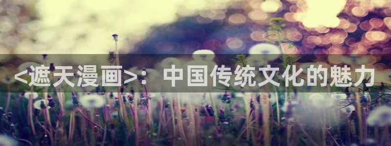 韩国汗汗漫画：<遮天漫画>：中国传统文化的魅力